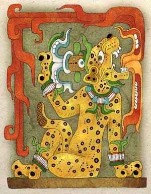 Jaguar cultura Maya