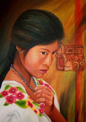 Mujer cultura Maya
